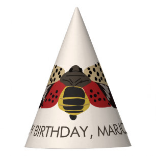 Chapéu De Festa Inseto manchado de Lanternfly personalizado