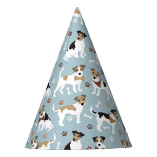Chapéu De Festa Jack Russell Terrier Paws e Ossos