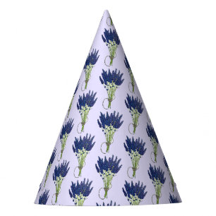Chapéu De Festa Jardim de Flor Roxo do Coelho de Lavanda Lavandula