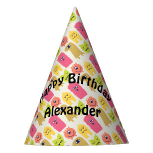 Chapéu De Festa Kawaii Monster Festa de aniversário Hat