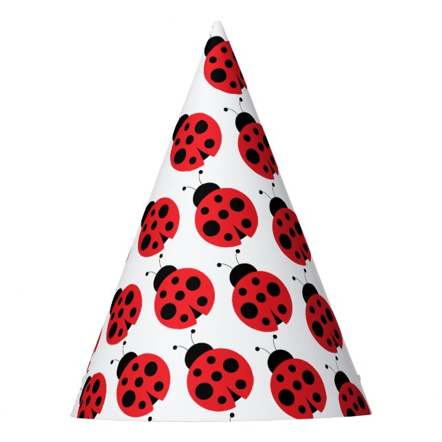 Chapéu De Festa Ladybug Festa de aniversário Hats (Frente)