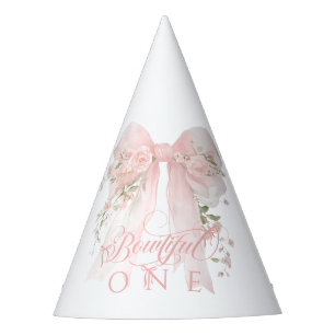 Chapéu De Festa Linda Um 1º Aniversário Arco Floral Meninas