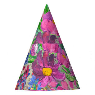 Chapéu De Festa Lindas Flores: Papel de Parede de Cores de Água Se