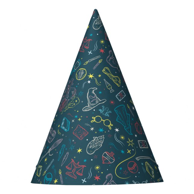 Chapéu De Festa Linha de Artefatos™ HARRY POTTER Padrão de Desenho (Frente)