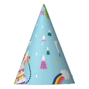 Chapéu De Festa Llama & Cactus: Conjunto de Vintagens Bonito