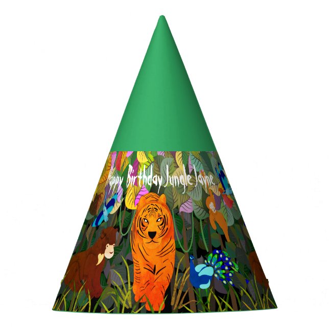 Chapéu De Festa Macaco Peacock do Urso Solteiro Asiático (Frente)