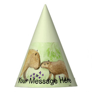 Chapéu De Festa Mãe e Bebê Capybara