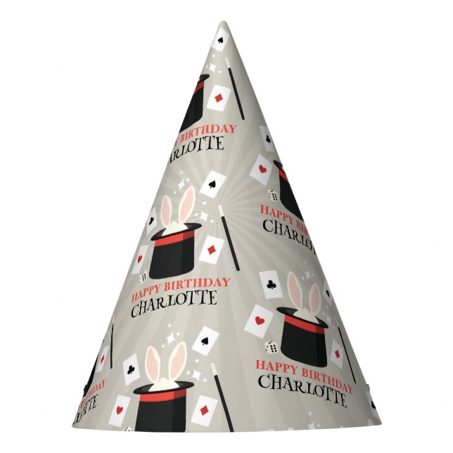 Chapéu De Festa Mágica - Mágica - Mídia - Mídia Crianças - Nome Pe (Frente)