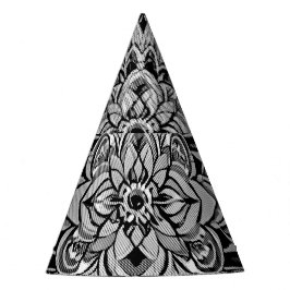 Chapéu De Festa Mandala Sinfonia de Cores – Floral Psicodélico Ous