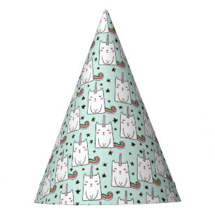 Chapéu De Festa Mão bonito teste padrão tirado do gato do