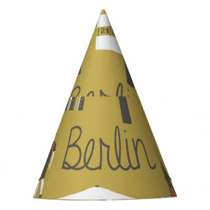 Chapéu De Festa Marcas de Berlim, Ilustração Monumental.