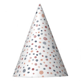Chapéu De Festa Marcus Confetti Watercolor Dots Party Hat