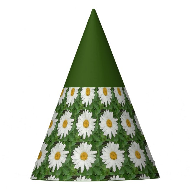 Chapéu De Festa Margarida Branca (Frente)