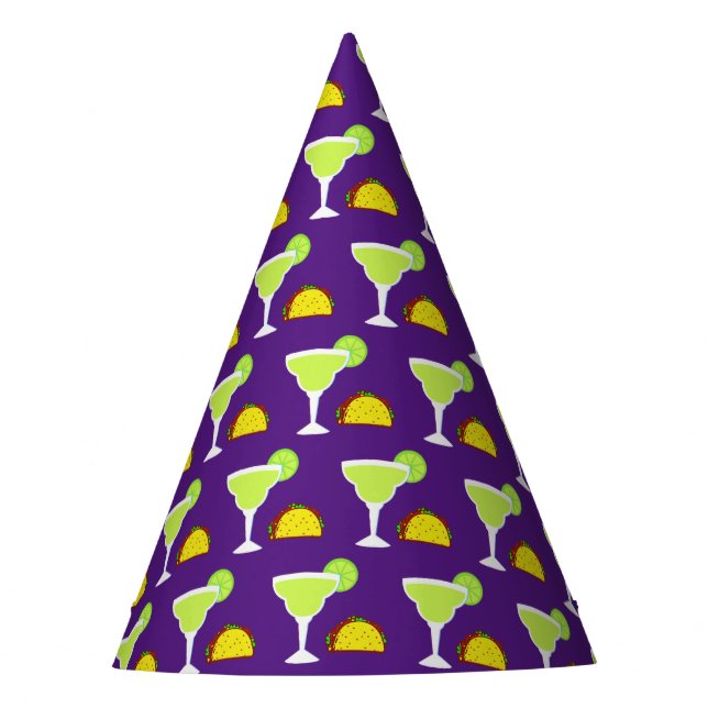 Chapéu De Festa Margaritas + Tacos! (Frente)