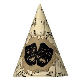 Chapéu De Festa Máscaras Antigas de Música e Teatro