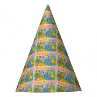 Chapéu De Festa Matching Children's Birthday Hats - Party Supplies