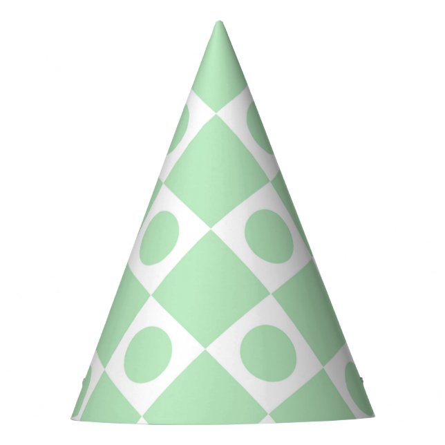 Chapéu De Festa Mod Retro 60's Mint (Frente)