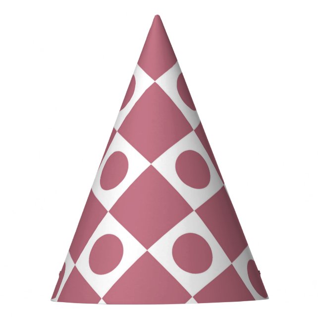 Chapéu De Festa Mod Retro 60's Wildberry (Frente)