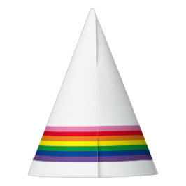 Chapéu De Festa Moderno Rainbow Party Hat