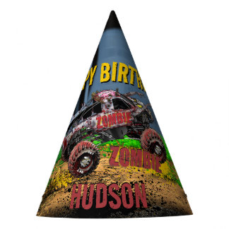 Chapéu De Festa Monster Jam - Aniversário Zumbi