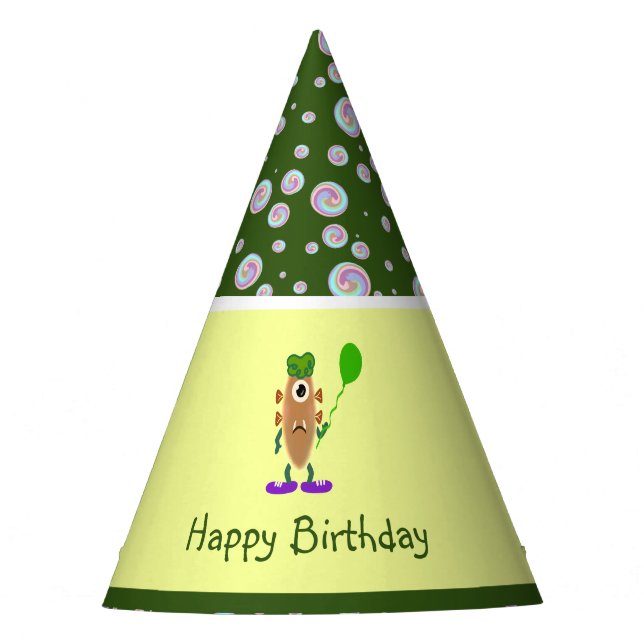 Chapéu De Festa Monstro da batata (Frente)