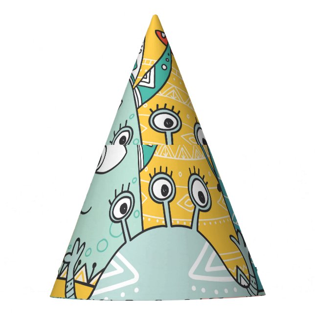 Chapéu De Festa Monstros bonitinhos, sem problemas. (Frente)