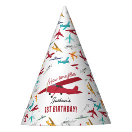 Chapéu De Festa Moscas de primeiro aniversario de avião