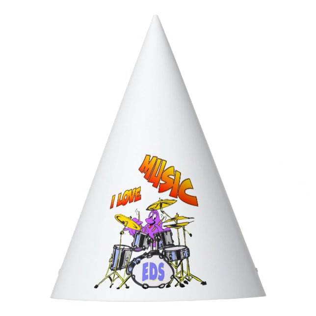 Chapéu De Festa Music Octopus Party Hat (Frente)