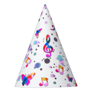 Chapéu De Festa Música Colorida Dançante