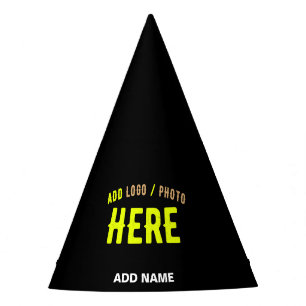 CHAPÉU DE FESTA NA MODA MODERNO PERSONALIZÁVEL NEGRO VERIFICADO CO
