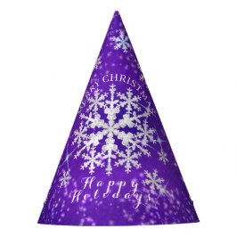 Chapéu De Festa Neve Fala Branco Puro