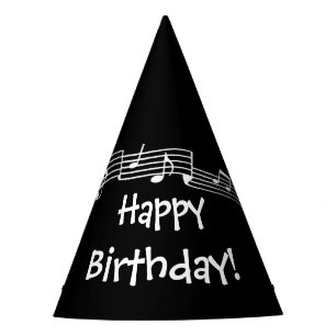 Chapéu De Festa Notas de Música Festa de aniversário Hat
