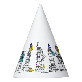 Chapéu De Festa Nova Iorque Hanukkah NYC Feriado Judeu Chanukah