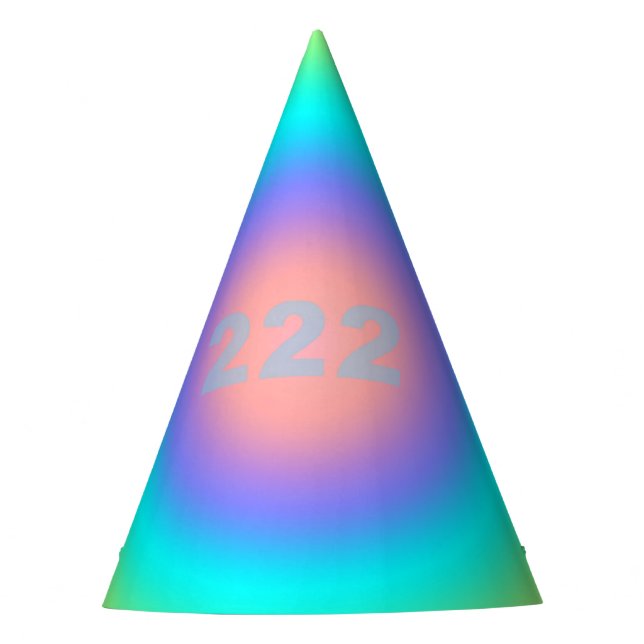 Chapéu De Festa Números de anjo 222 - Balanço e Harmonia (Frente)