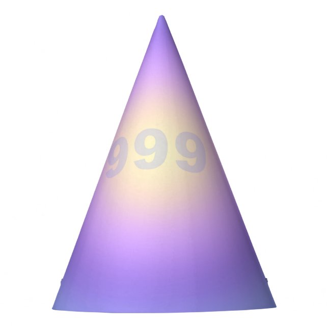 Chapéu De Festa Números de anjo 999 - Saia da sua zona de conforto (Frente)