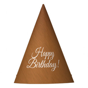Chapéu De Festa O Cobre Bruto parece feliz aniversário