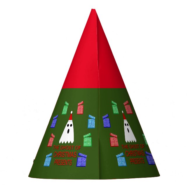 Chapéu De Festa O Fantasma do Natal Apresenta Engraçado (Verso)
