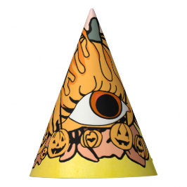 Chapéu De Festa O Olho De Pumpkin Retro