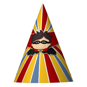 Chapéu De Festa O Super-Herói do Menino Teve Aniversário do Livro 