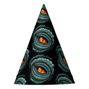 Chapéu De Festa Olho de Predador Réptil Primitivo