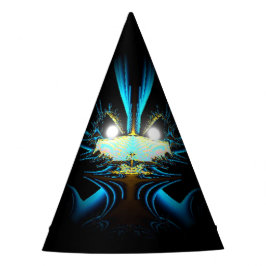 Chapéu De Festa Olhos Brilhantes Criatura Azul Luminosa