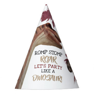 Chapéu De Festa Ovos Dino, Festa de aniversário de Dinossauro Infa