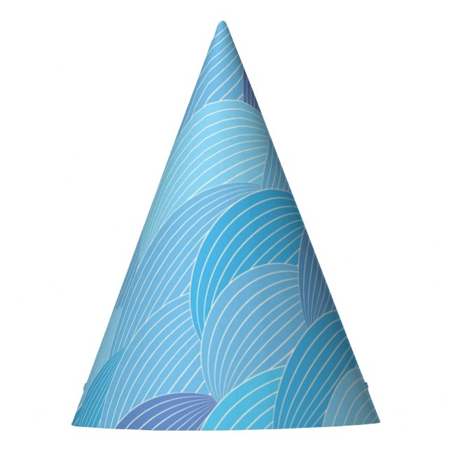 Chapéu De Festa padrão abstrato (Frente)