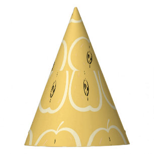 Chapéu De Festa Padrão de Apple Vintage: Design de wallpaper.