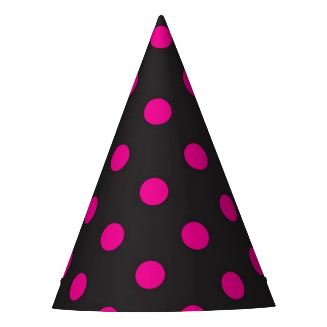 Chapéu De Festa padrão de bolinhas (Frente)