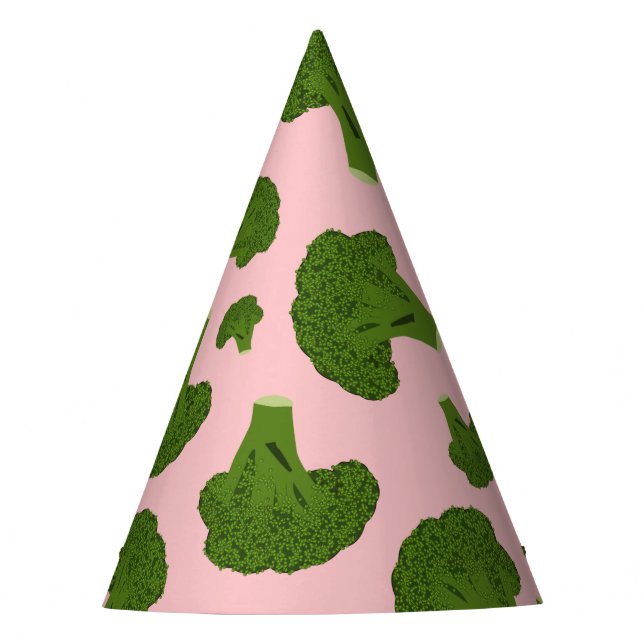 Chapéu De Festa Padrão de brócolis (Frente)