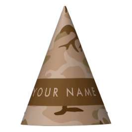 Chapéu De Festa Padrão de Camuflagem do Deserto, Seu nome, Persona