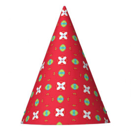 Chapéu De Festa Padrão de Charme de Férias de Natal 02 -