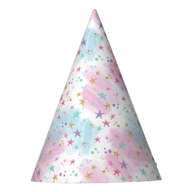 Chapéu De Festa Padrão de Doces e Açúcar (Frente)