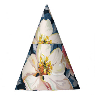 Chapéu De Festa Padrão de Elegância de Árvore de Maçã Brilhante